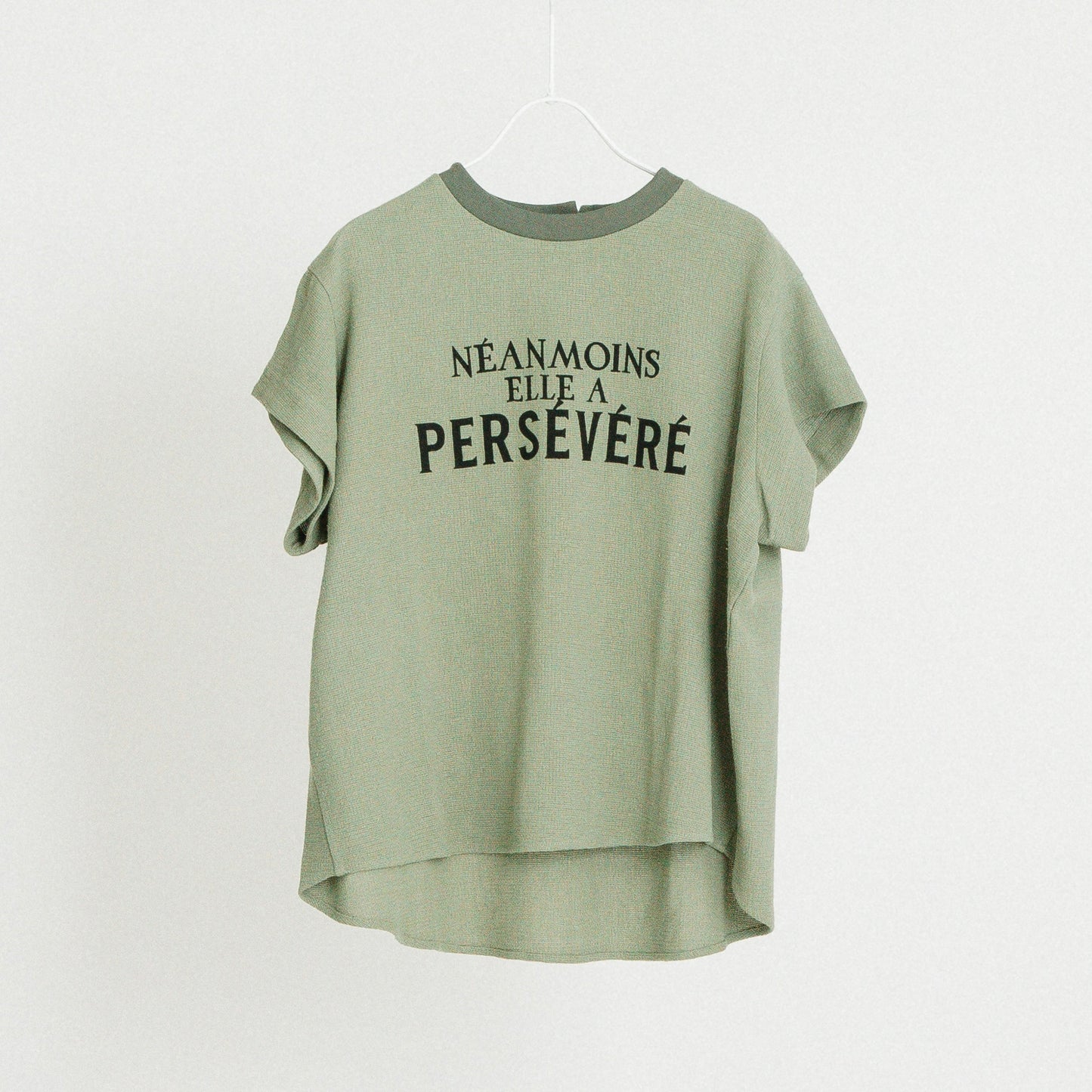 フレンチロゴ コットンリネンTシャツ