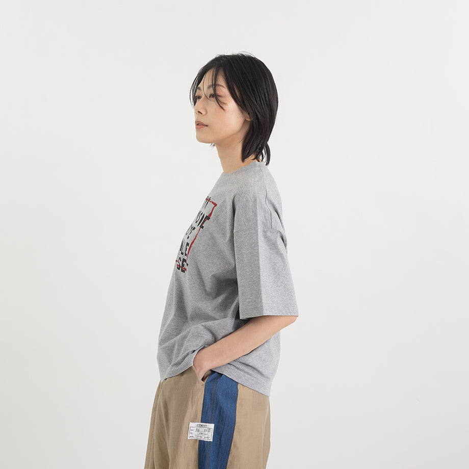 フレンチロゴプリント クルーネックTシャツ【BB62-922】