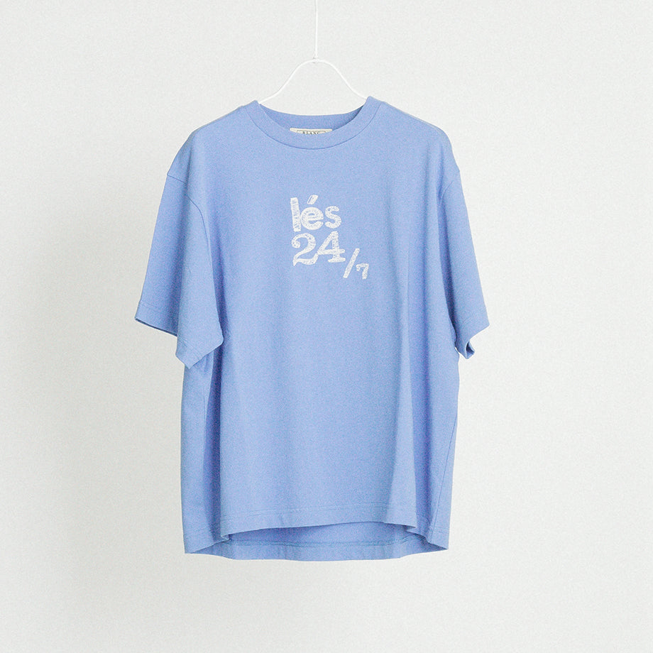刺繍ロゴ クルーネックTシャツ【BB62-923】