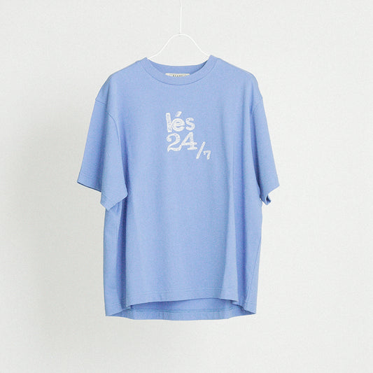 刺繍ロゴ クルーネックTシャツ【BB62-923】