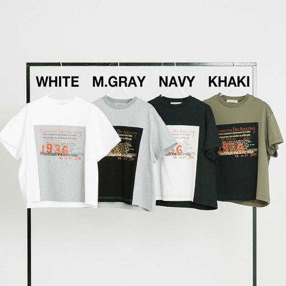 フロントプリントデザインTシャツ【BB62-913】