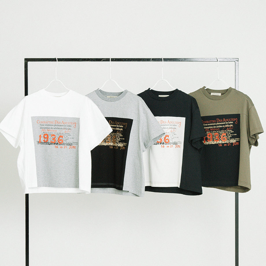 フロントプリントデザインTシャツ【BB62-913】