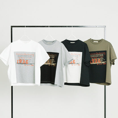 フロントプリントデザインTシャツ【BB62-913】