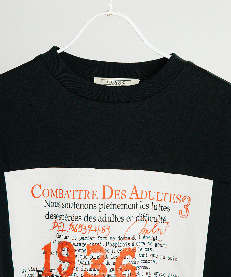 フロントプリントデザインTシャツ【BB62-913】