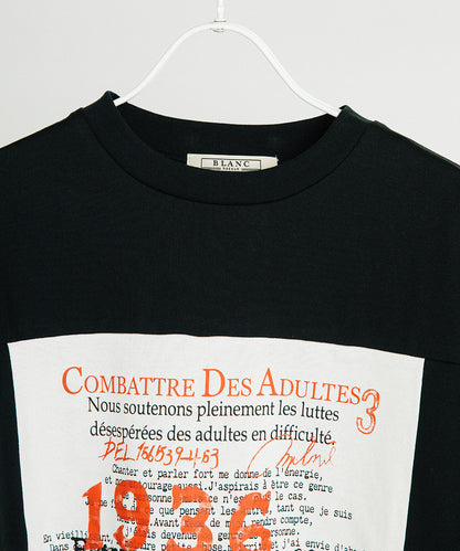 フロントプリントデザインTシャツ【BB62-913】