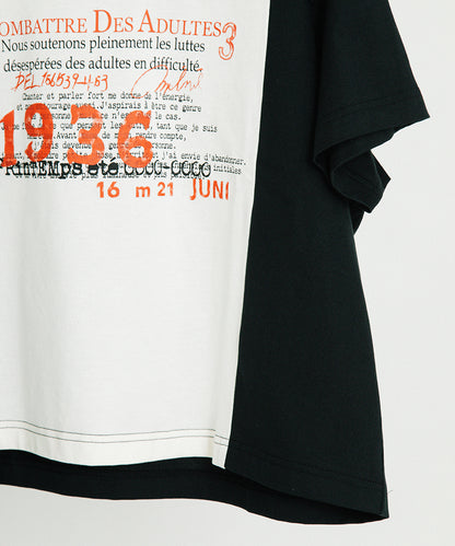フロントプリントデザインTシャツ【BB62-913】