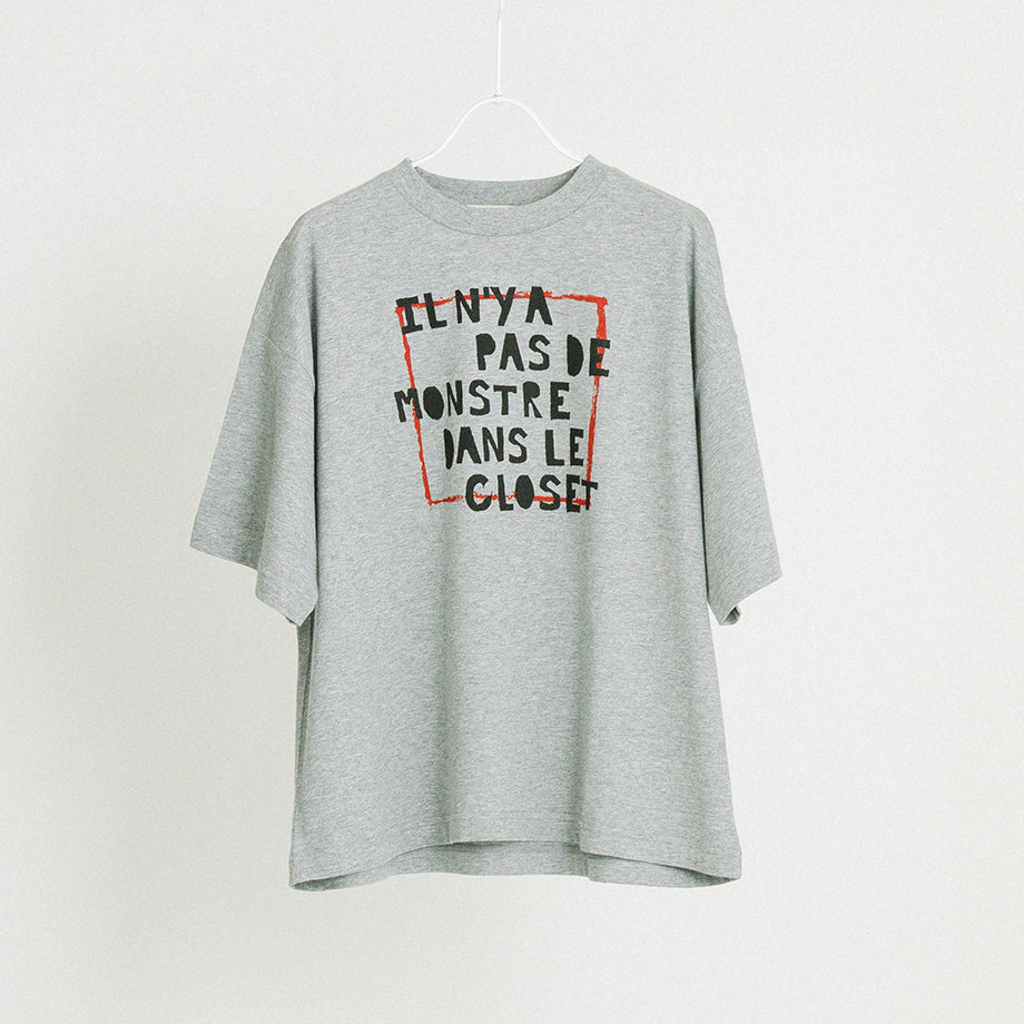 フレンチロゴプリント クルーネックTシャツ【BB62-922】