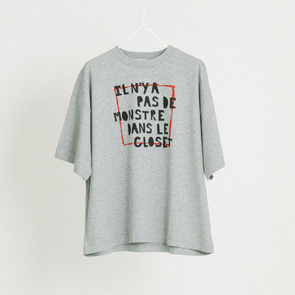 フレンチロゴプリント クルーネックTシャツ【BB62-922】