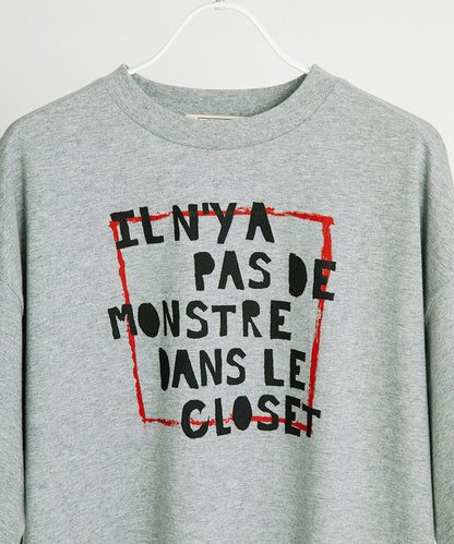 フレンチロゴプリント クルーネックTシャツ【BB62-922】