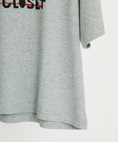 フレンチロゴプリント クルーネックTシャツ【BB62-922】