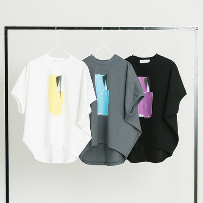 アートプリント ドルマン Tシャツ【PB62-927】
