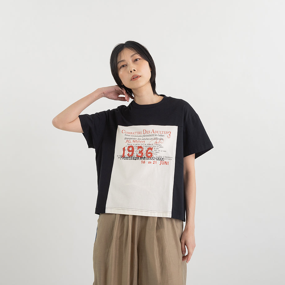フロントプリントデザインTシャツ【BB62-913】