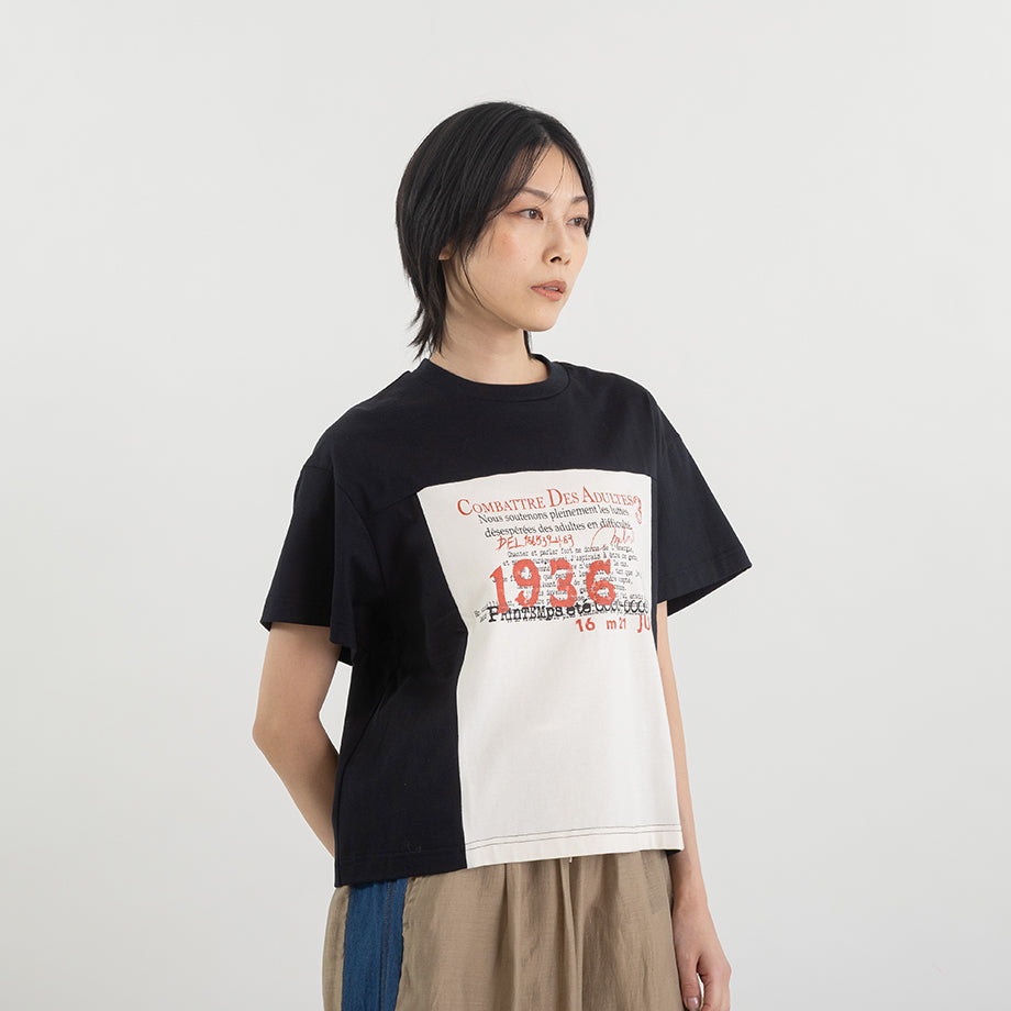 フロントプリントデザインTシャツ【BB62-913】