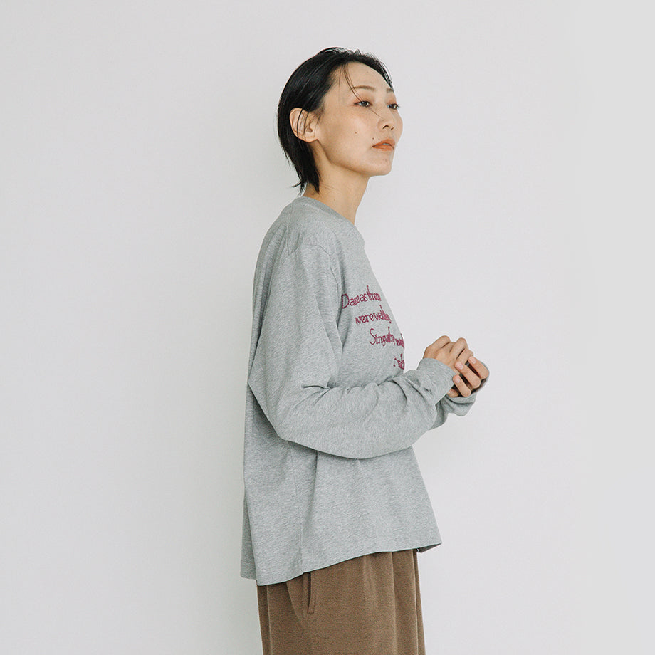 チェーン刺繍ロングTシャツ【BB60-901】