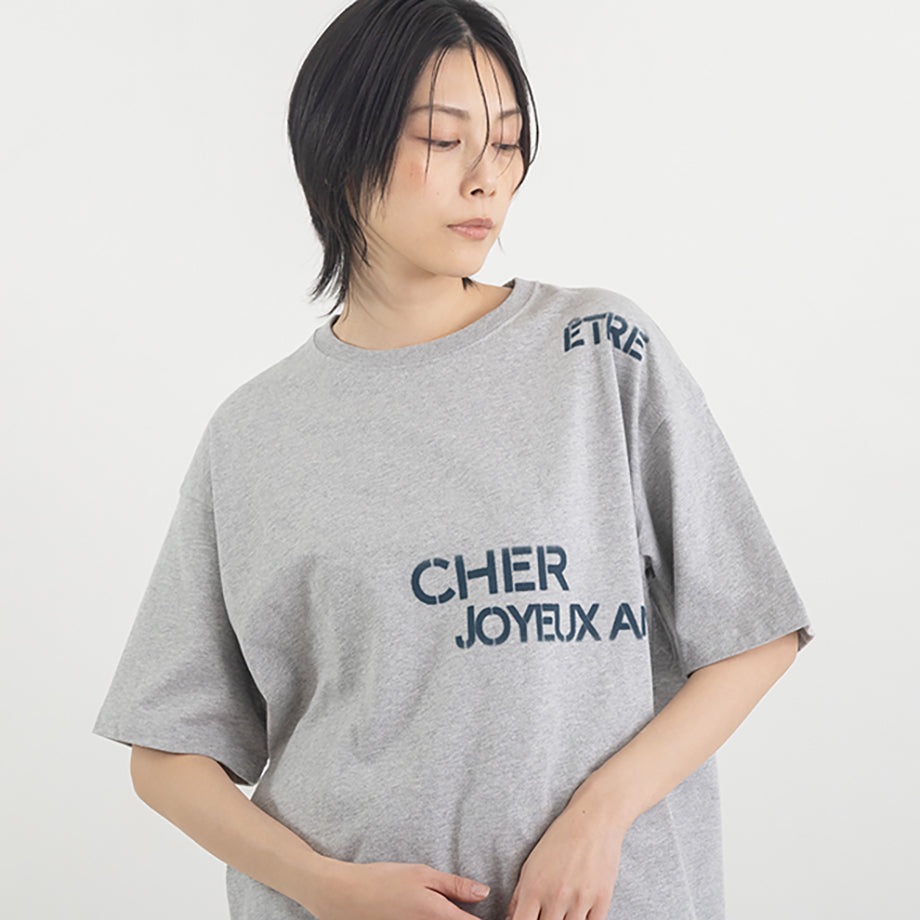 リバーシブル ロゴ プリントTシャツ【BB62-924】