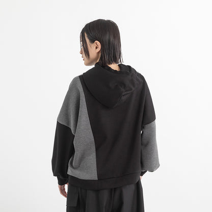 配色切替 サイドZIPパーカー