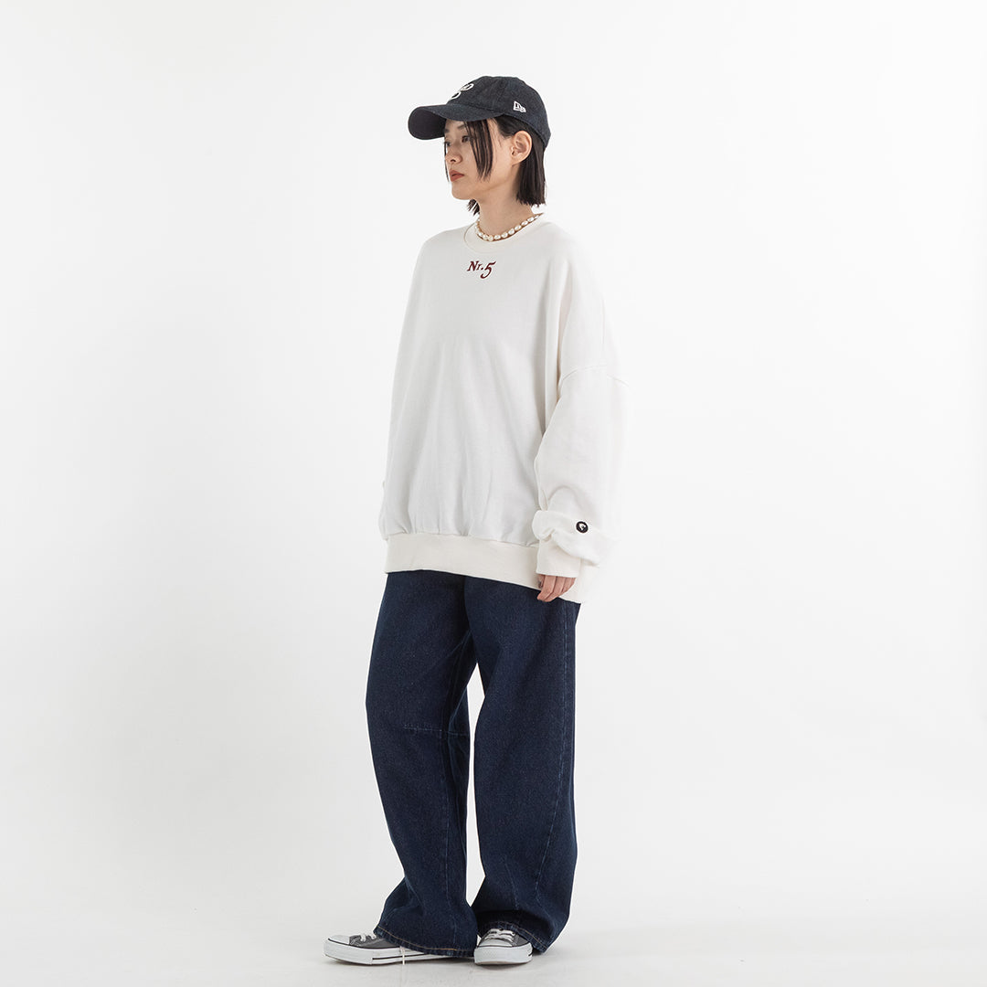 切替カーヴィーデニムパンツ