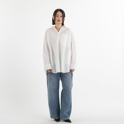 切替カーヴィーデニムパンツ
