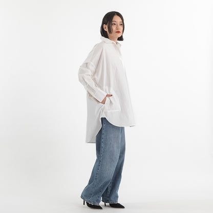 切替カーヴィーデニムパンツ