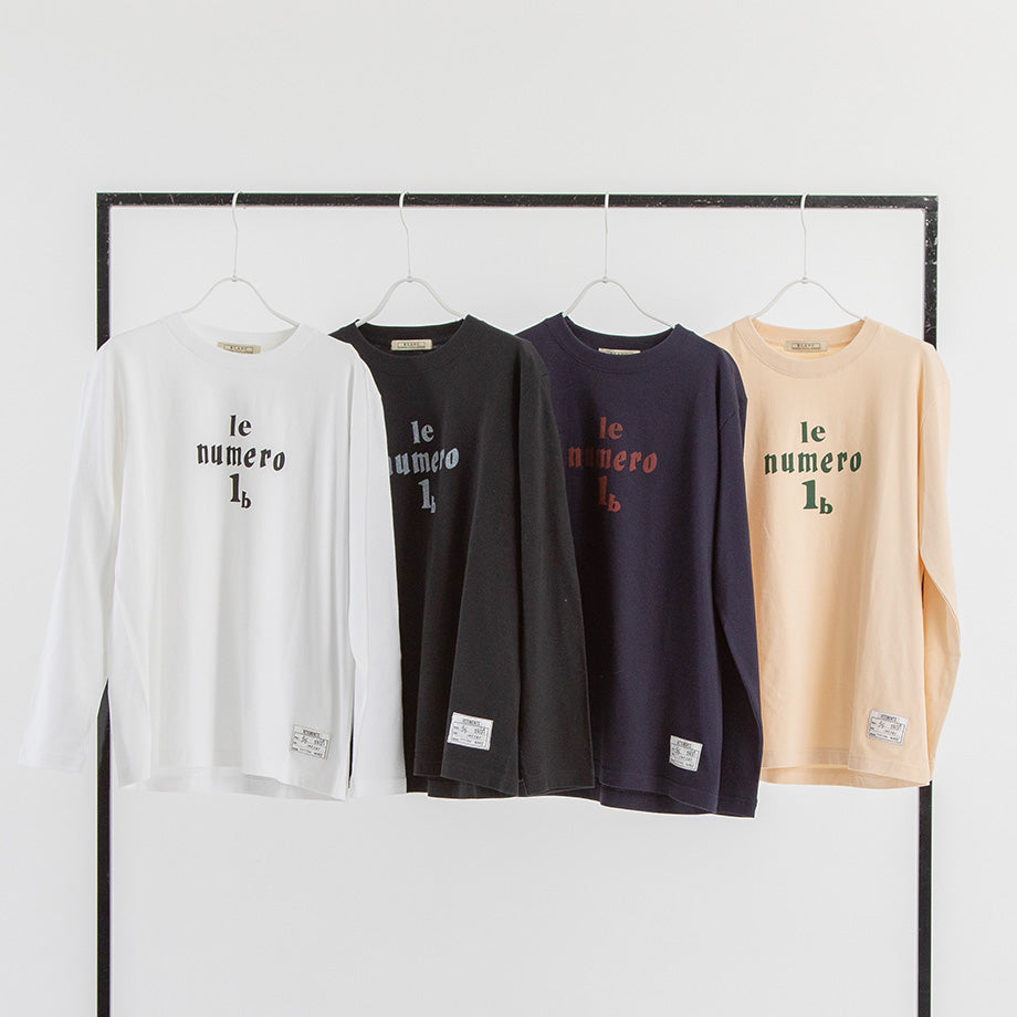 ロゴプリントロングスリーブTシャツ