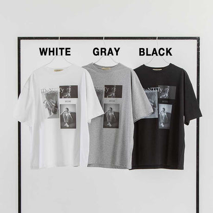 フォトプリントオーバーTシャツ
