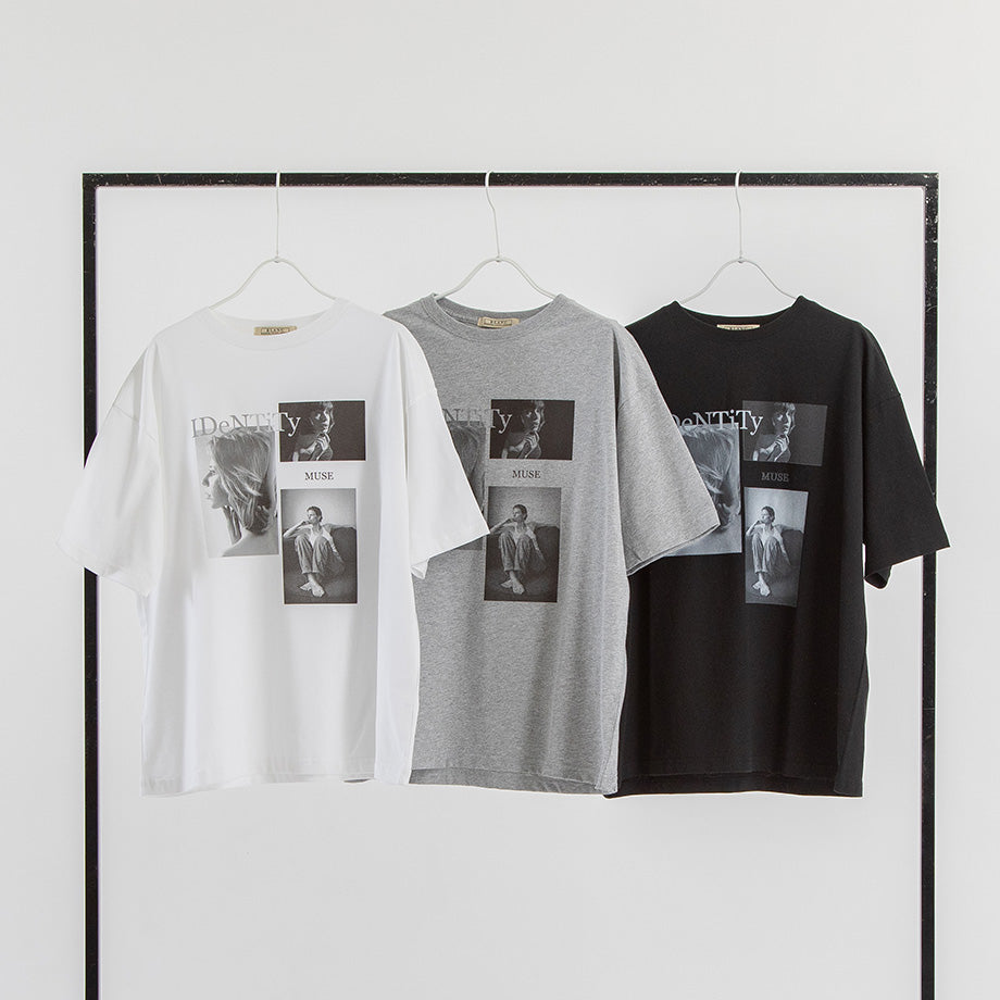 フォトプリントオーバーTシャツ