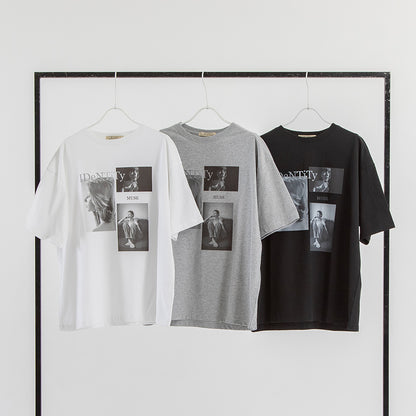 フォトプリントオーバーTシャツ
