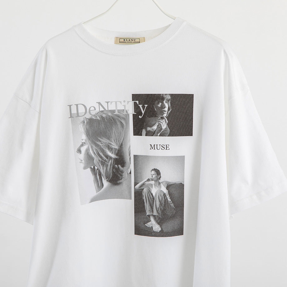 フォトプリントオーバーTシャツ