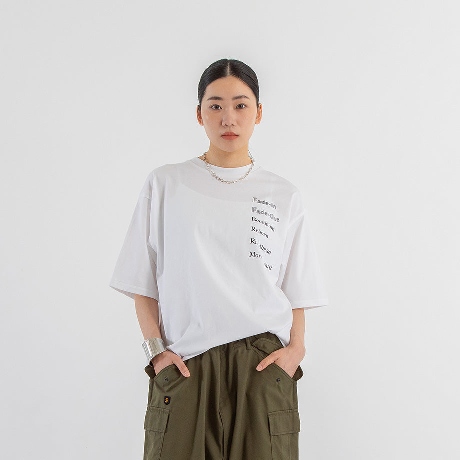 メッセージプリントTシャツ