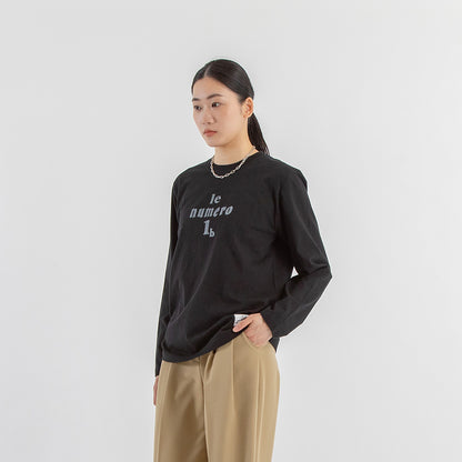 ロゴプリントロングスリーブTシャツ