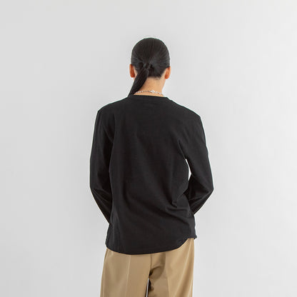 ロゴプリントロングスリーブTシャツ
