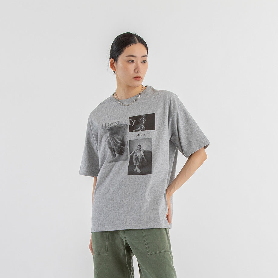 フォトプリントオーバーTシャツ