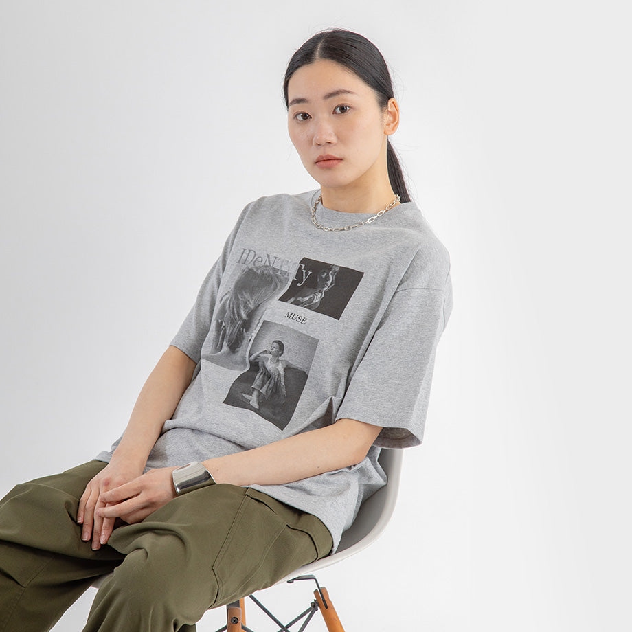 フォトプリントオーバーTシャツ