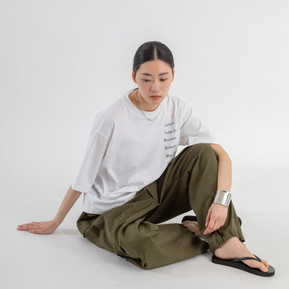 メッセージプリントTシャツ