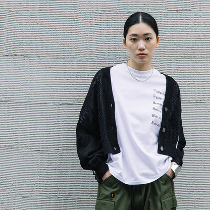 メッセージプリントTシャツ