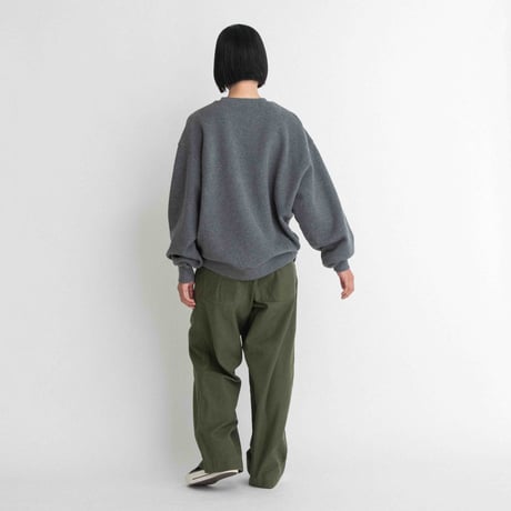 1916かすれプリントトレーナー