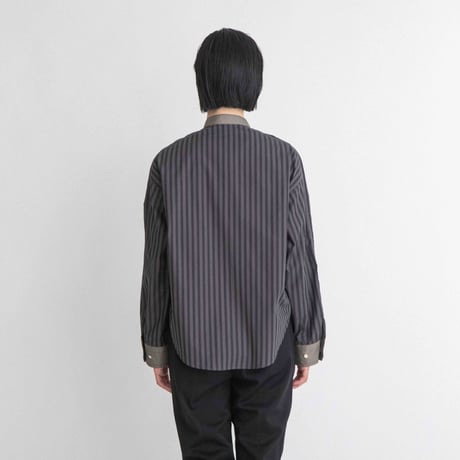 ブロードストライプシャツ