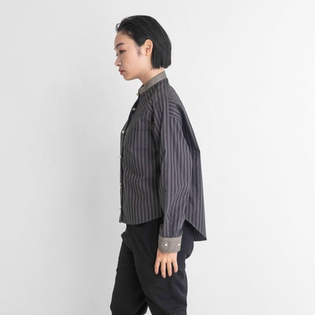 ブロードストライプシャツ