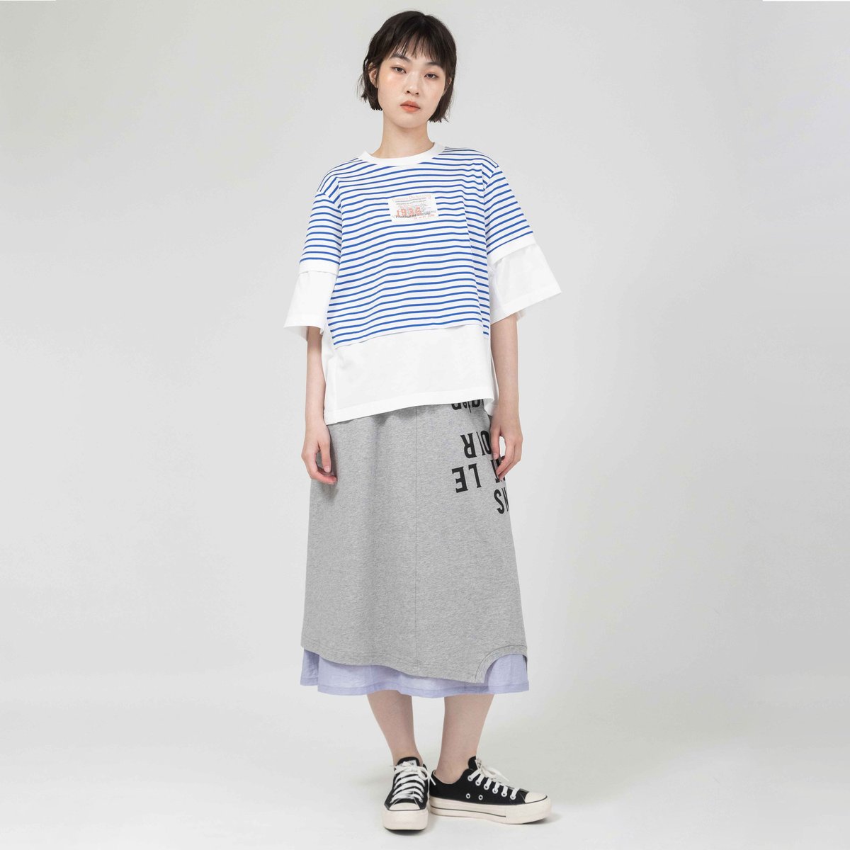 プリントTシャツスカート【BB61-907】