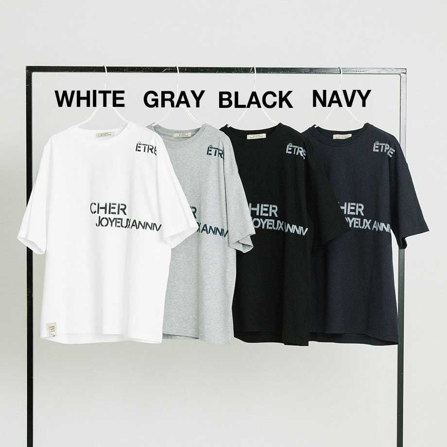 リバーシブル ロゴ プリントTシャツ – BLANC basque