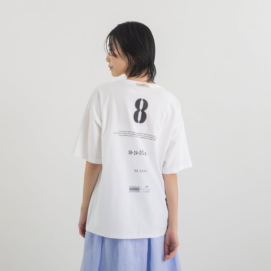 リバーシブル ロゴ プリントTシャツ【BB62-924】