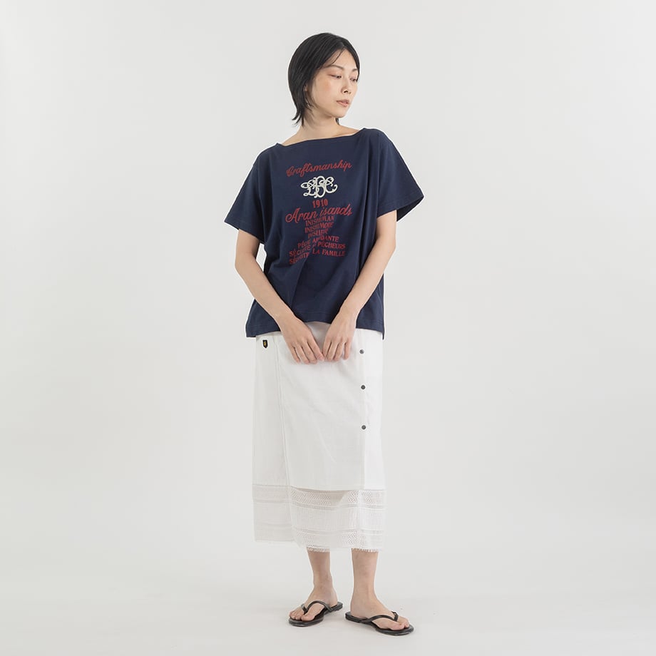 ロゴプリントデザインTシャツ 【BB62-912】