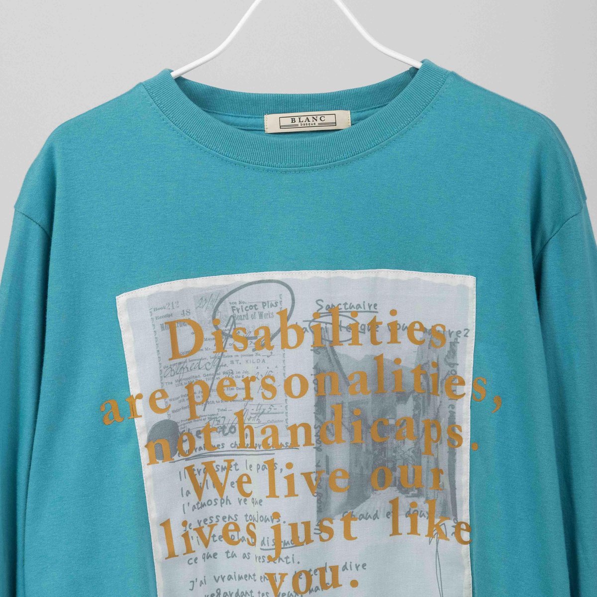 グラフィックロゴプリント ロングスリーブTシャツ【BB61-909】