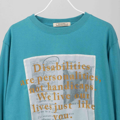 グラフィックロゴプリント ロングスリーブTシャツ【BB61-909】
