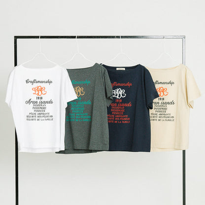ロゴプリントデザインTシャツ 【BB62-912】