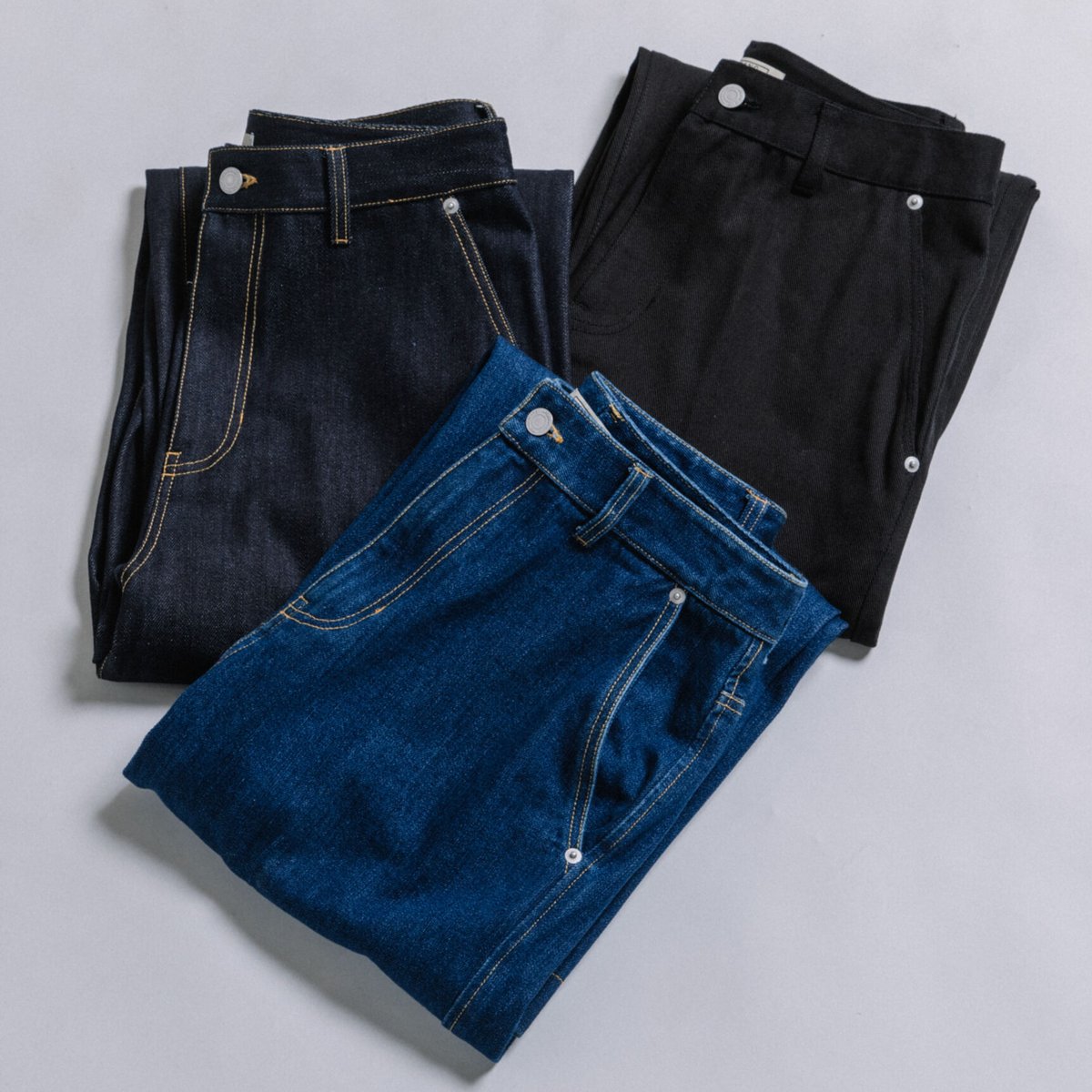 12oz DENIM＆綿ツイル　ストレートパンツ 【BB88-350】