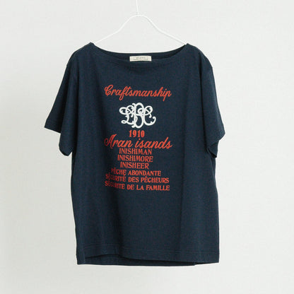 ロゴプリントデザインTシャツ 【BB62-912】