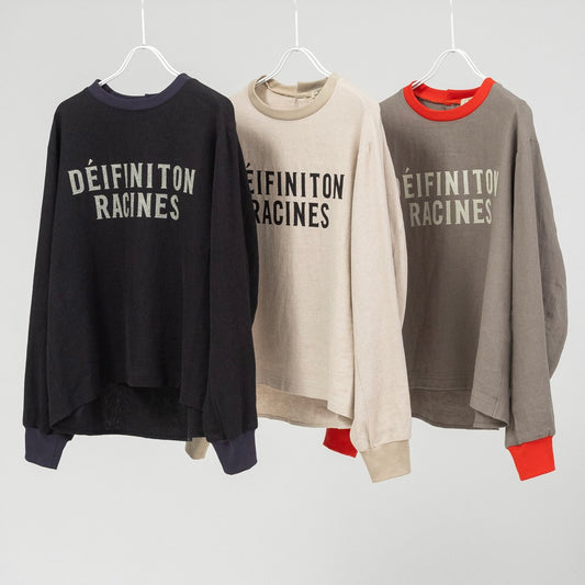 プリント布帛ロングTシャツ【BB61-111】