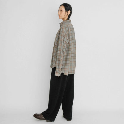 ストレッチチェックBIGシャツ【BB60-104】