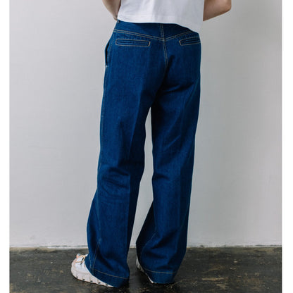 12oz DENIM＆綿ツイル　ストレートパンツ 【BB88-350】